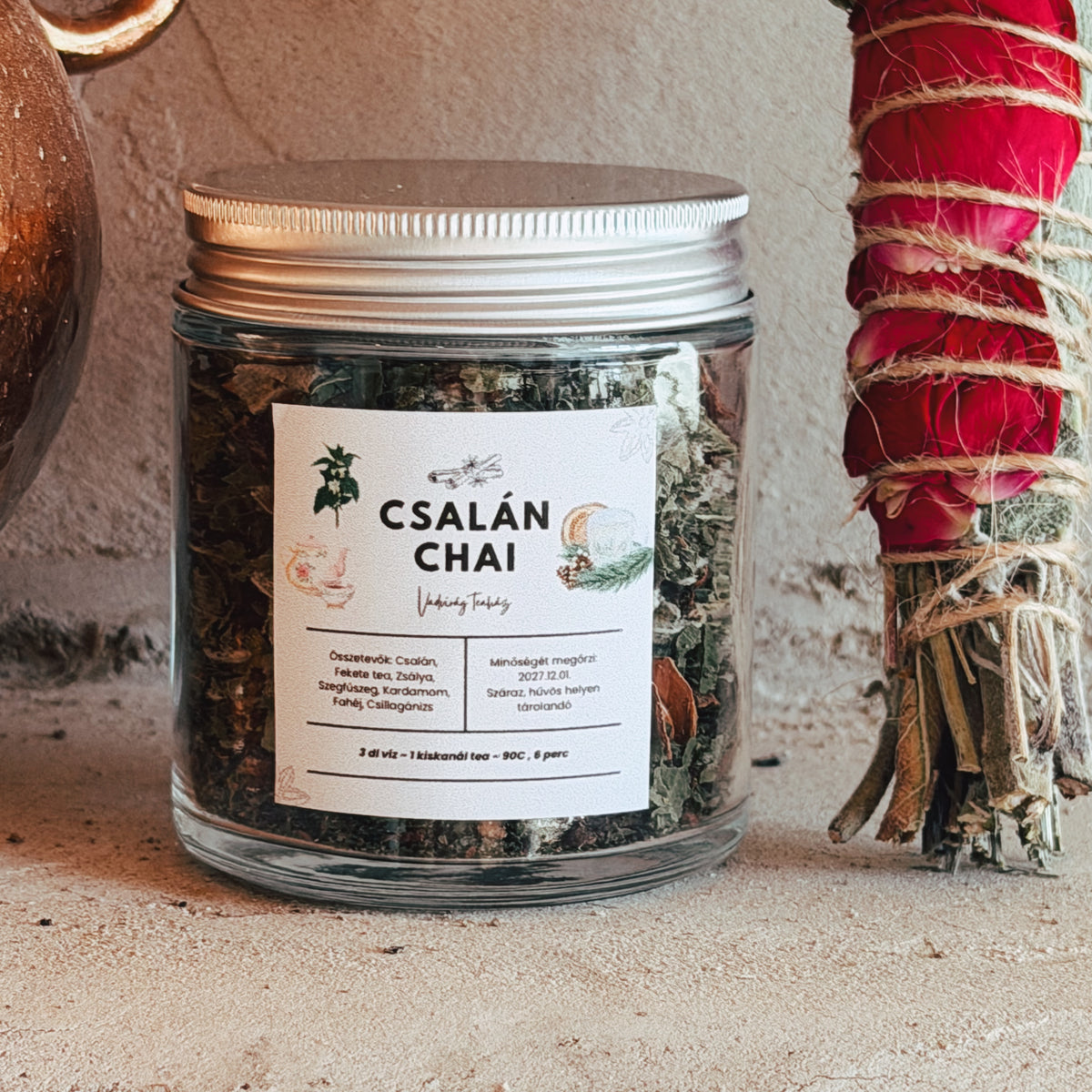 Csalán chai teakeverék
